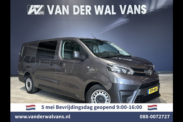 Toyota ProAce 2.0 D-4D 145pk L3H1 Dubbele Cabine Euro6 *Rijklaar* Airco | 6-Zits | Navigatie | Apple Carplay | Android Auto Cruisecontrol, Parkeersensoren