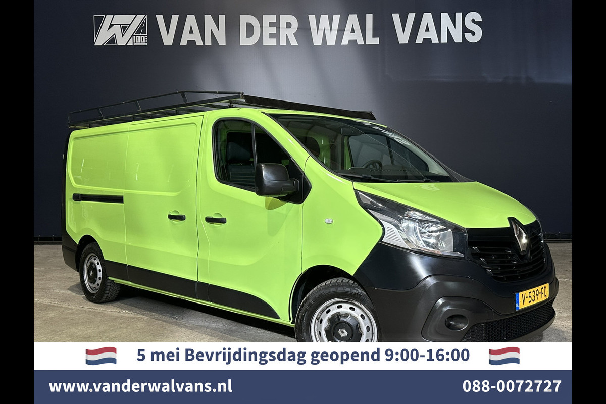 Renault Trafic 1.6 dCi L2H1 Euro6 Airco | Imperiaal | Trekhaak | Navigatie | Cruisecontrol Parkeersensoren, Bijrijdersbank Renault Trafic 1.6 dCi L2H1 Euro6 Airco | Imperiaal | Trekhaak | Navigatie | Cruisecontrol Parkeersensoren, Bijrijdersbank