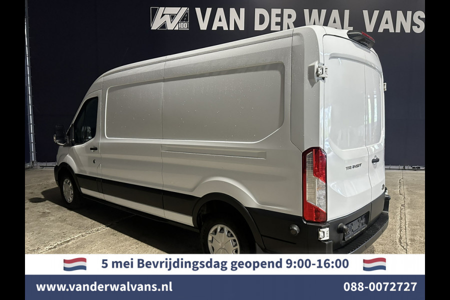 Ford Transit 2.0 TDCI 131pk L3H2 Euro6 Airco | Camera | Navigatie | Android Auto | Cruisecontrol Parkeersensoren, Stoelverwarming, Verwarmde voorruit, Elektrisch verstelbare bestuurdersstoel, Bijrijdersbank