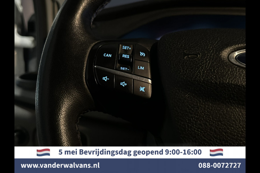 Ford Transit 2.0 TDCI 131pk L3H2 Euro6 Airco | Camera | Navigatie | Android Auto | Cruisecontrol Parkeersensoren, Stoelverwarming, Verwarmde voorruit, Elektrisch verstelbare bestuurdersstoel, Bijrijdersbank