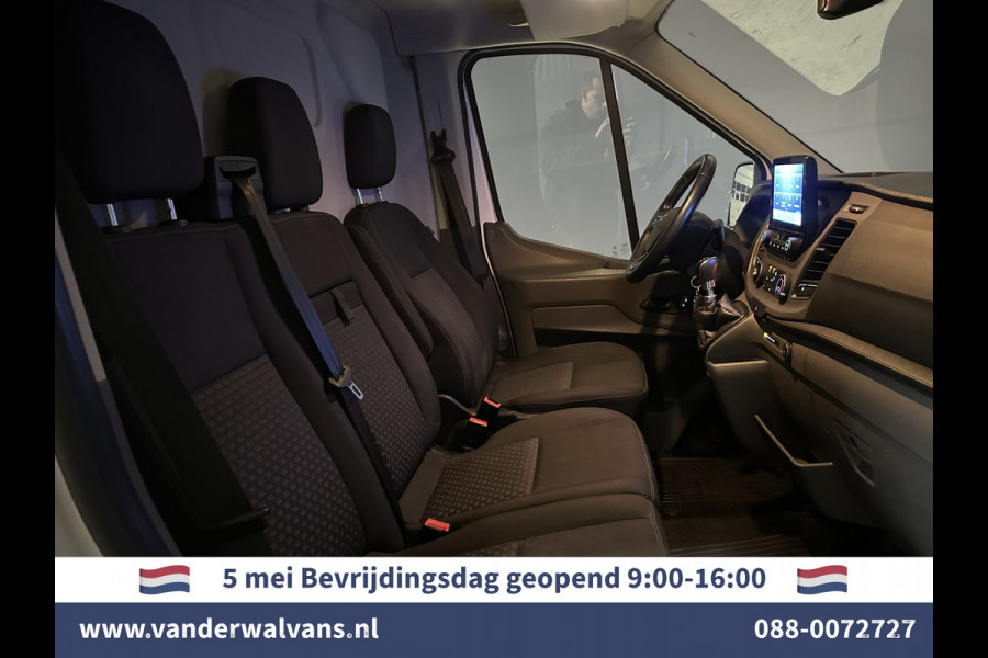 Ford Transit 2.0 TDCI 131pk L3H2 Euro6 Airco | Camera | Navigatie | Android Auto | Cruisecontrol Parkeersensoren, Stoelverwarming, Verwarmde voorruit, Elektrisch verstelbare bestuurdersstoel, Bijrijdersbank