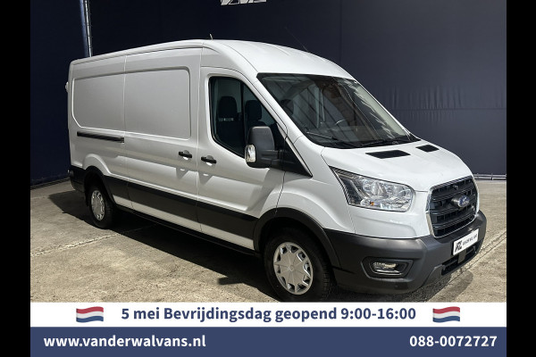 Ford Transit 2.0 TDCI 131pk L3H2 Euro6 Airco | Camera | Navigatie | Android Auto | Cruisecontrol Parkeersensoren, Stoelverwarming, Verwarmde voorruit, Elektrisch verstelbare bestuurdersstoel, Bijrijdersbank