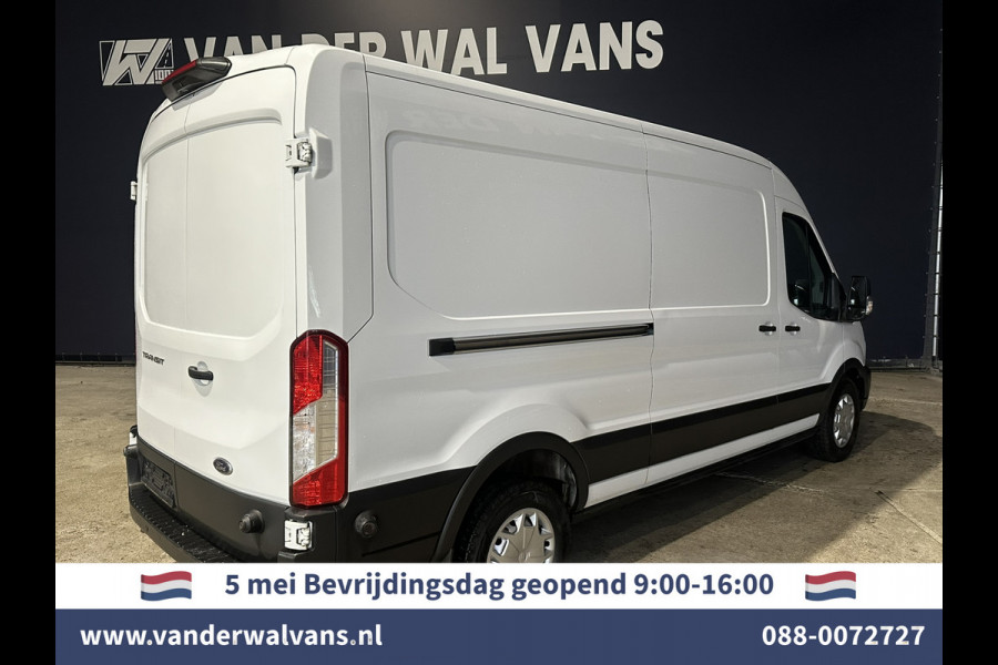 Ford Transit 2.0 TDCI 131pk L3H2 Euro6 Airco | Camera | Navigatie | Android Auto | Cruisecontrol Parkeersensoren, Stoelverwarming, Verwarmde voorruit, Elektrisch verstelbare bestuurdersstoel, Bijrijdersbank