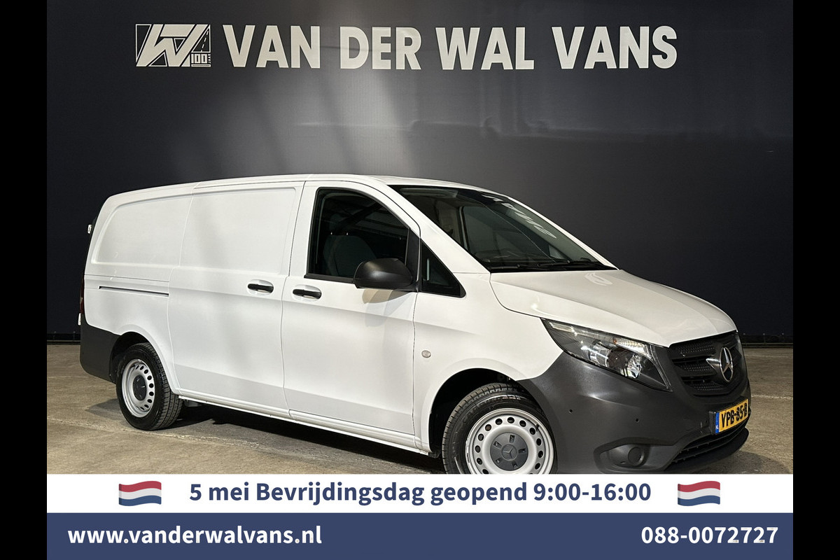 Mercedes-Benz Vito 116 CDI 164pk L2H1 inrichting Euro6 Airco | Camera | Navigatie | Trekhaak | Apple Carplay Android auto, cruisecontrol, parkeersensoren Mercedes-Benz Vito 116 CDI 164pk L2H1 inrichting Euro6 Airco | Camera | Navigatie | Trekhaak | Apple Carplay Android auto, cruisecontrol, parkeersensoren