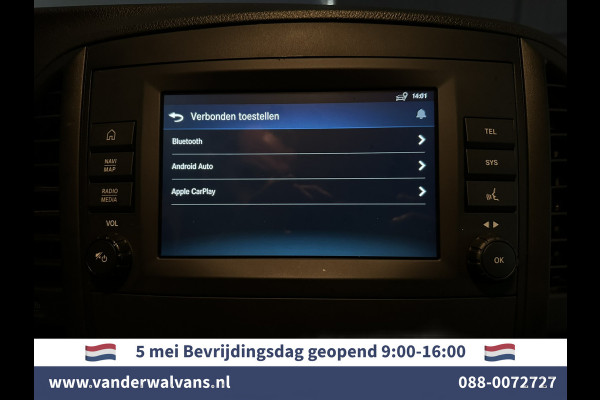 Mercedes-Benz Vito 116 CDI 164pk L2H1 inrichting Euro6 Airco | Camera | Navigatie | Trekhaak | Apple Carplay Android auto, cruisecontrol, parkeersensoren