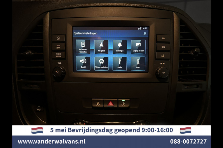 Mercedes-Benz Vito 116 CDI 164pk L2H1 inrichting Euro6 Airco | Camera | Navigatie | Trekhaak | Apple Carplay Android auto, cruisecontrol, parkeersensoren