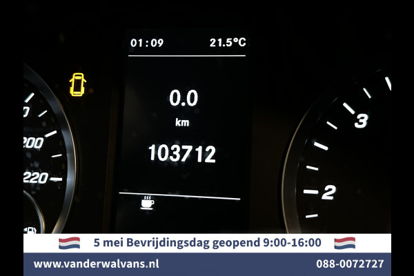Mercedes-Benz Vito 116 CDI 164pk L2H1 inrichting Euro6 Airco | Camera | Navigatie | Trekhaak | Apple Carplay Android auto, cruisecontrol, parkeersensoren