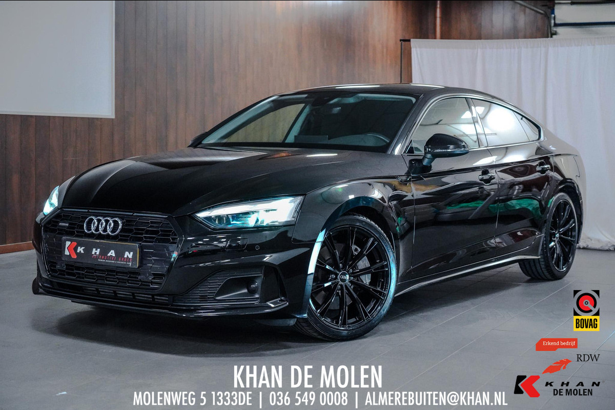 Audi A5 Sportback 45 TFSI quattro RS Blacked Out|DigitalD|SportStoelen| Audi A5 Sportback 45 TFSI quattro RS Blacked Out|DigitalD|SportStoelen|
