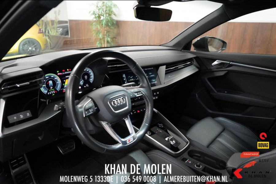 Audi A3 Sportback 40 TFSI e 3x S-line Elektr. S-stoelen|Dodehoek|Leder|AllSeasonNieuw|B&O