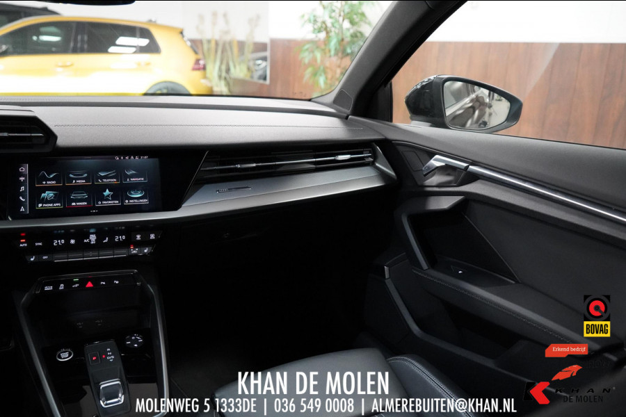 Audi A3 Sportback 40 TFSI e 3x S-line Elektr. S-stoelen|Dodehoek|Leder|AllSeasonNieuw|B&O