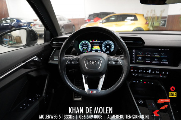 Audi A3 Sportback 40 TFSI e 3x S-line Elektr. S-stoelen|Dodehoek|Leder|AllSeasonNieuw|B&O