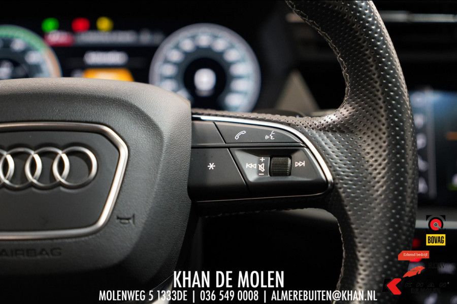 Audi A3 Sportback 40 TFSI e 3x S-line Elektr. S-stoelen|Dodehoek|Leder|AllSeasonNieuw|B&O