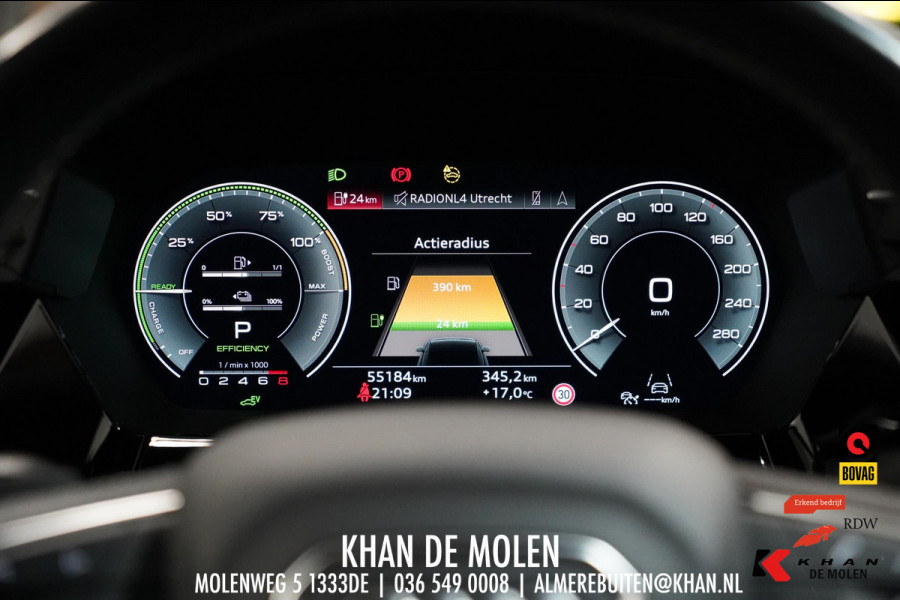 Audi A3 Sportback 40 TFSI e 3x S-line Elektr. S-stoelen|Dodehoek|Leder|AllSeasonNieuw|B&O
