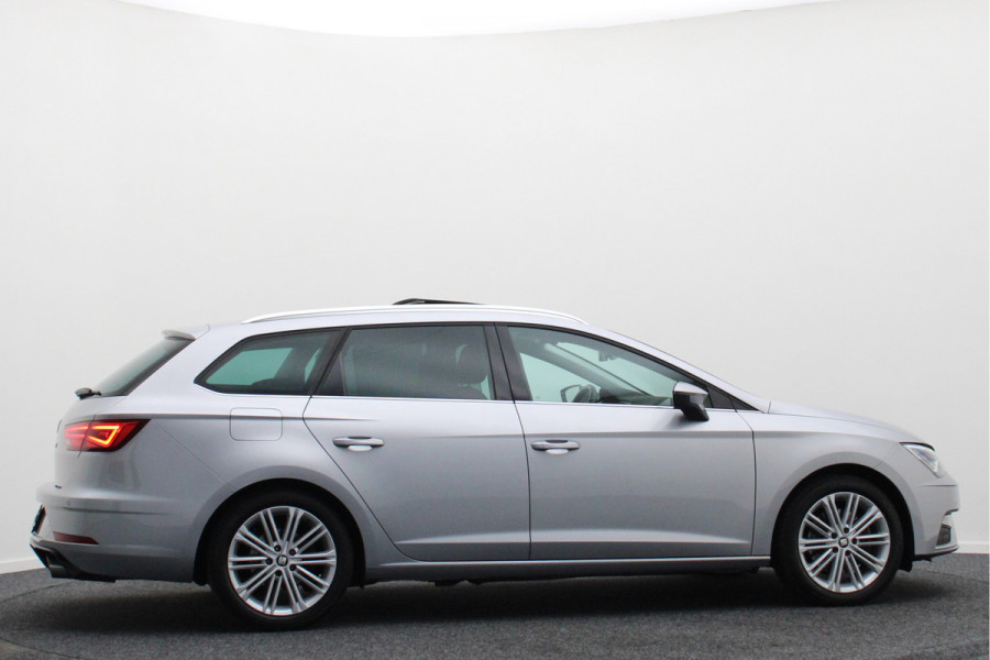 Seat León ST 1.8 TSI Xcellence Automaat Panoramadak, Leer, Apple Carplay, ACC, Camera, LED, Climate