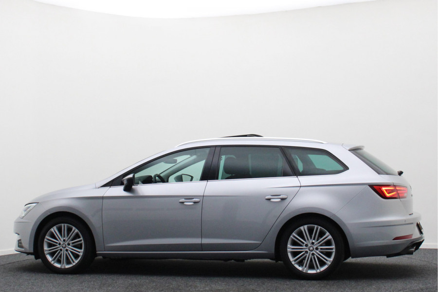Seat León ST 1.8 TSI Xcellence Automaat Panoramadak, Leer, Apple Carplay, ACC, Camera, LED, Climate