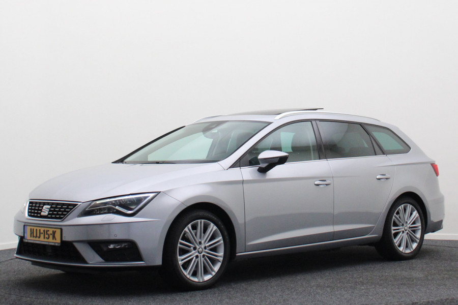 Seat León ST 1.8 TSI Xcellence Automaat Panoramadak, Leer, Apple Carplay, ACC, Camera, LED, Climate