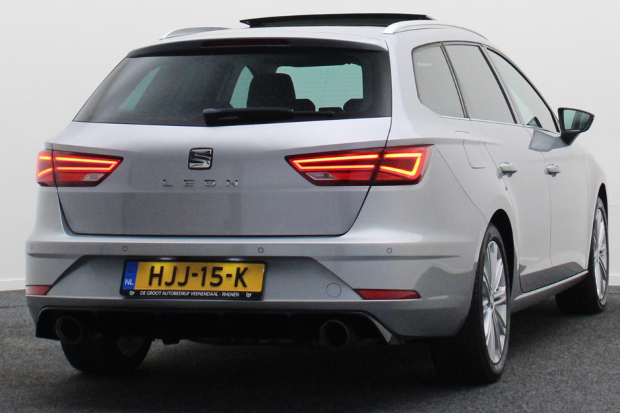Seat León ST 1.8 TSI Xcellence Automaat Panoramadak, Leer, Apple Carplay, ACC, Camera, LED, Climate