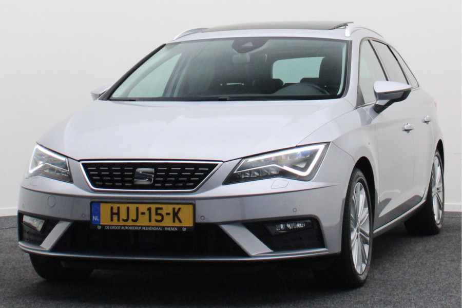 Seat León ST 1.8 TSI Xcellence Automaat Panoramadak, Leer, Apple Carplay, ACC, Camera, LED, Climate