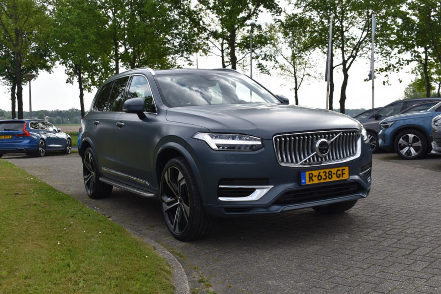 Volvo XC90 T8 455PK Recharge AWD Ultimate Bright | Luchtvering | B&W | Massage | Trekhaak | Stoelkoeling | HUD