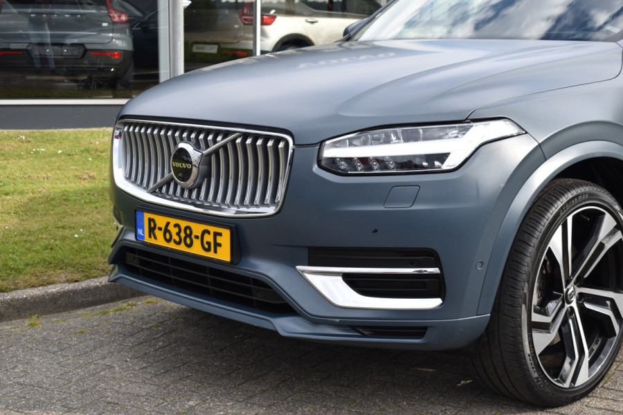Volvo XC90 T8 455PK Recharge AWD Ultimate Bright | Luchtvering | B&W | Massage | Trekhaak | Stoelkoeling | HUD