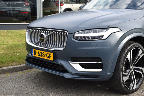 Volvo XC90 T8 455PK Recharge AWD Ultimate Bright | Luchtvering | B&W | Massage | Trekhaak | Stoelkoeling | HUD