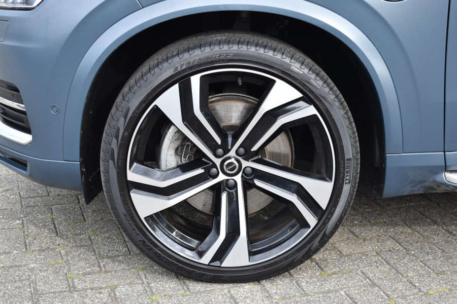 Volvo XC90 T8 455PK Recharge AWD Ultimate Bright | Luchtvering | B&W | Massage | Trekhaak | Stoelkoeling | HUD