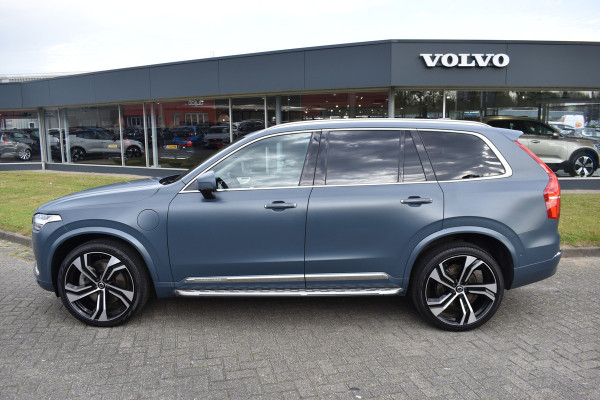 Volvo XC90 T8 455PK Recharge AWD Ultimate Bright | Luchtvering | B&W | Massage | Trekhaak | Stoelkoeling | HUD