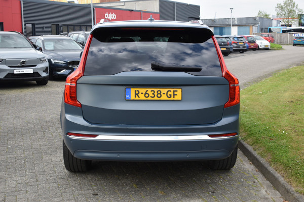 Volvo XC90 T8 455PK Recharge AWD Ultimate Bright | Luchtvering | B&W | Massage | Trekhaak | Stoelkoeling | HUD