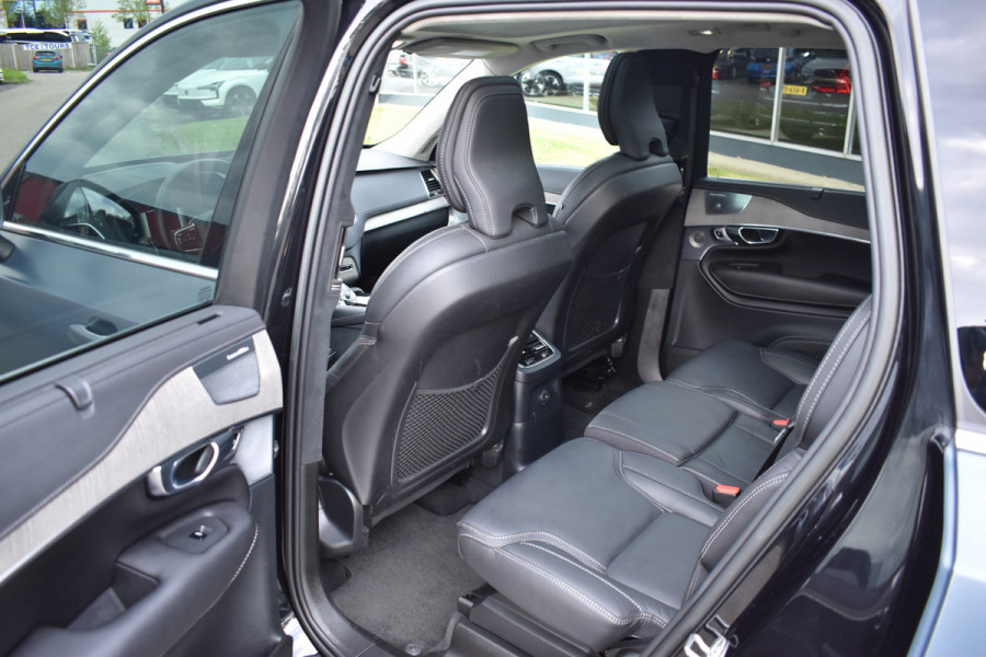 Volvo XC90 T8 455PK Recharge AWD Ultimate Bright | Luchtvering | B&W | Massage | Trekhaak | Stoelkoeling | HUD