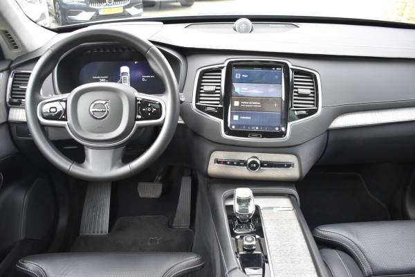 Volvo XC90 T8 455PK Recharge AWD Ultimate Bright | Luchtvering | B&W | Massage | Trekhaak | Stoelkoeling | HUD