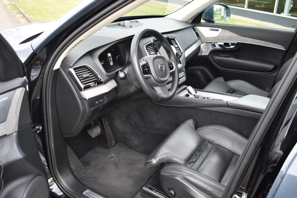 Volvo XC90 T8 455PK Recharge AWD Ultimate Bright | Luchtvering | B&W | Massage | Trekhaak | Stoelkoeling | HUD