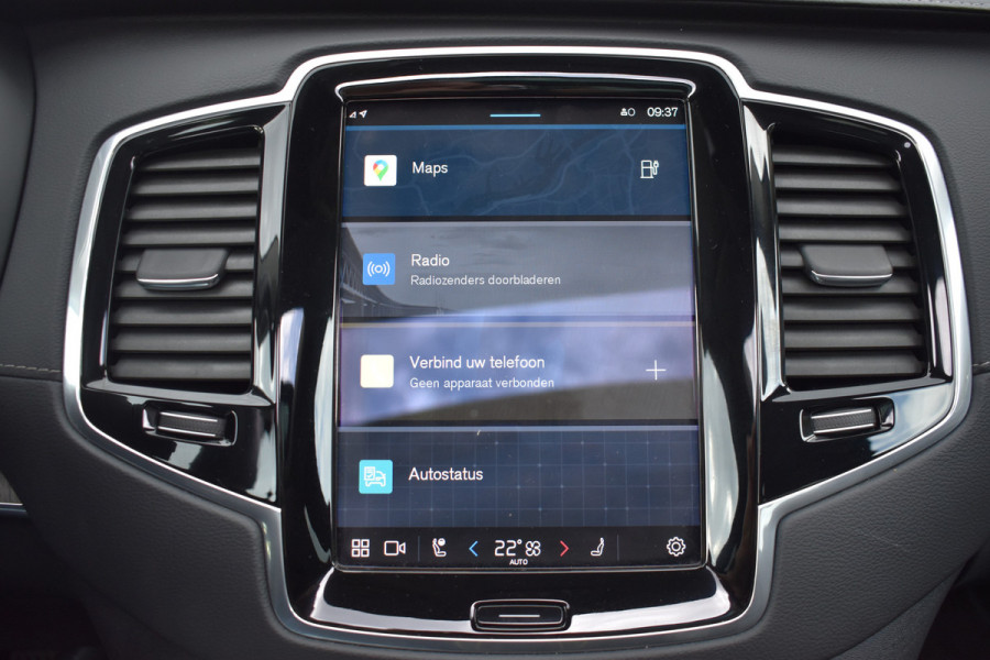 Volvo XC90 T8 455PK Recharge AWD Ultimate Bright | Luchtvering | B&W | Massage | Trekhaak | Stoelkoeling | HUD