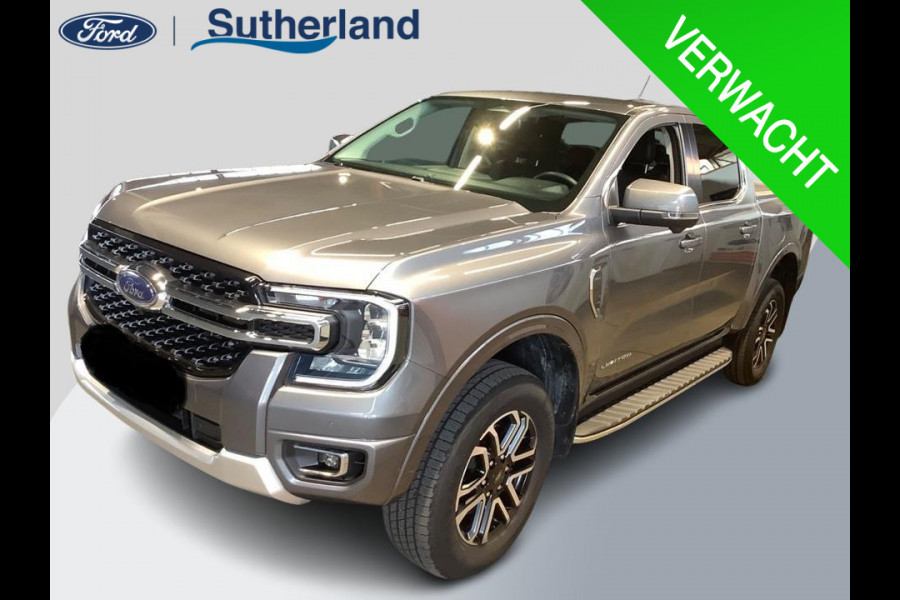 Ford Ranger 2.0 EcoBlue Limited 4WD | Navigatie | Camera | Stoelverwarming | 3.500kg trekgewicht | 2-zitter