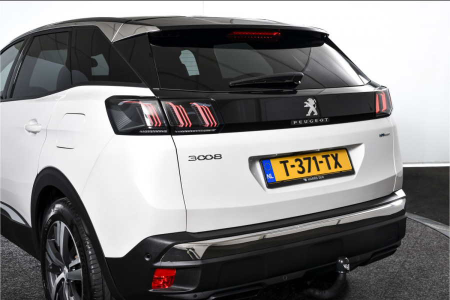Peugeot 3008 1.6 HYbrid 225 Allure Pack Business - Automaat | Dig. Cockpit | Adapt. Cruise | PDC | Camera | NAV + App. Connect | ECC | Elek. Klep | LM 18" | Afn. Trekhaak |