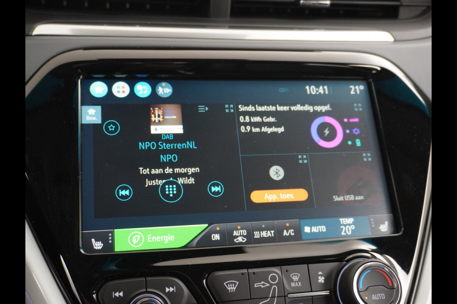 Opel Ampera-E 65kWh Nieuw+Grootste-Accu+garantie-AUG-2031! 204pk AUT. LEER Apple Carplay Android Auto Camera Pdc Dodehoek Ecc Apps Bordherkenn Adapt Parkeersensoren Connected-Service Multimedia WiFi voorber. Business Executive Unieke km stand!