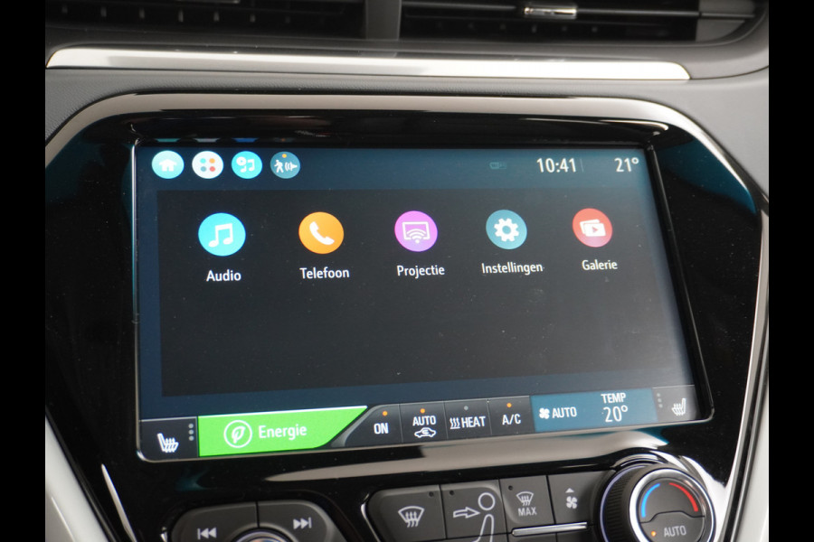 Opel Ampera-E 65kWh Nieuw+Grootste-Accu+garantie-AUG-2031! 204pk AUT. LEER Apple Carplay Android Auto Camera Pdc Dodehoek Ecc Apps Bordherkenn Adapt Parkeersensoren Connected-Service Multimedia WiFi voorber. Business Executive Unieke km stand!