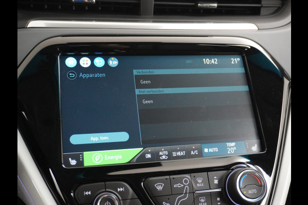 Opel Ampera-E 65kWh Nieuw+Grootste-Accu+garantie-AUG-2031! 204pk AUT. LEER Apple Carplay Android Auto Camera Pdc Dodehoek Ecc Apps Bordherkenn Adapt Parkeersensoren Connected-Service Multimedia WiFi voorber. Business Executive Unieke km stand!