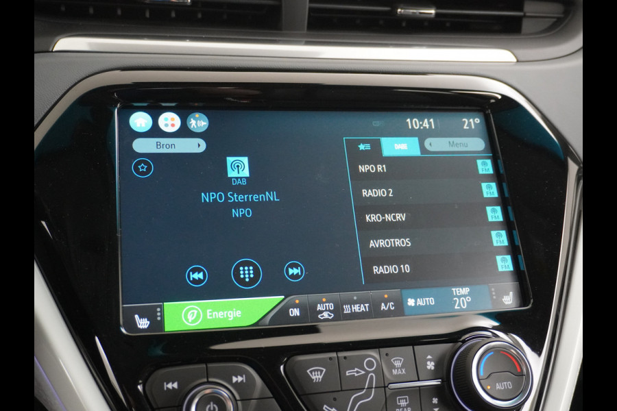 Opel Ampera-E 65kWh Nieuw+Grootste-Accu+garantie-AUG-2031! 204pk AUT. LEER Apple Carplay Android Auto Camera Pdc Dodehoek Ecc Apps Bordherkenn Adapt Parkeersensoren Connected-Service Multimedia WiFi voorber. Business Executive Unieke km stand!