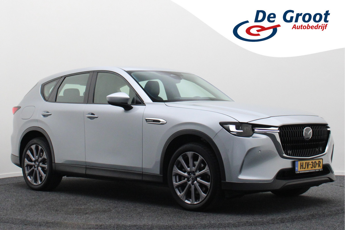 Mazda CX-60 2.5 e-SkyActiv PHEV Homura Leer, Memory, Head-Up, Stoelventilatie, Dodehoeksensor, Camera Mazda CX-60 2.5 e-SkyActiv PHEV Homura Leer, Memory, Head-Up, Stoelventilatie, Dodehoeksensor, Camera
