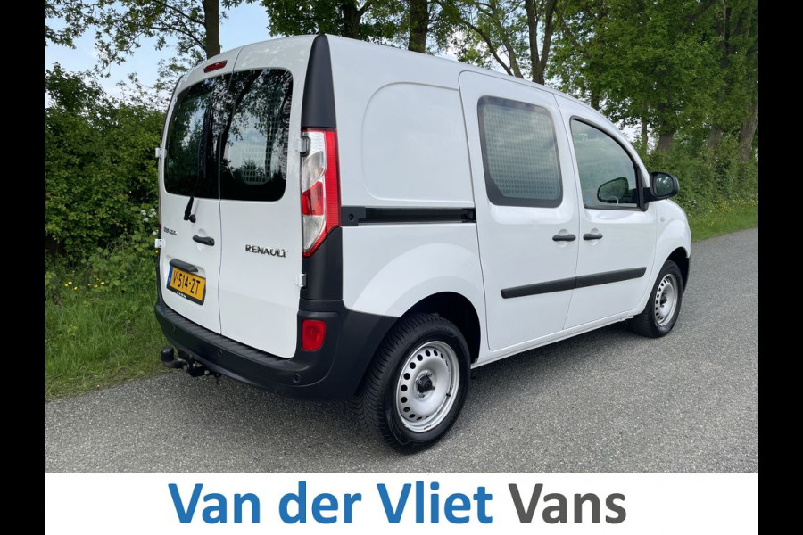 Renault Kangoo 1.5 dCi E6 R-link BPM Vrij! Lease €142 p/m, Airco, Navi, PDC, Trekhaak, Schuifdeur, Volledig onderhoudshistorie aanwezig