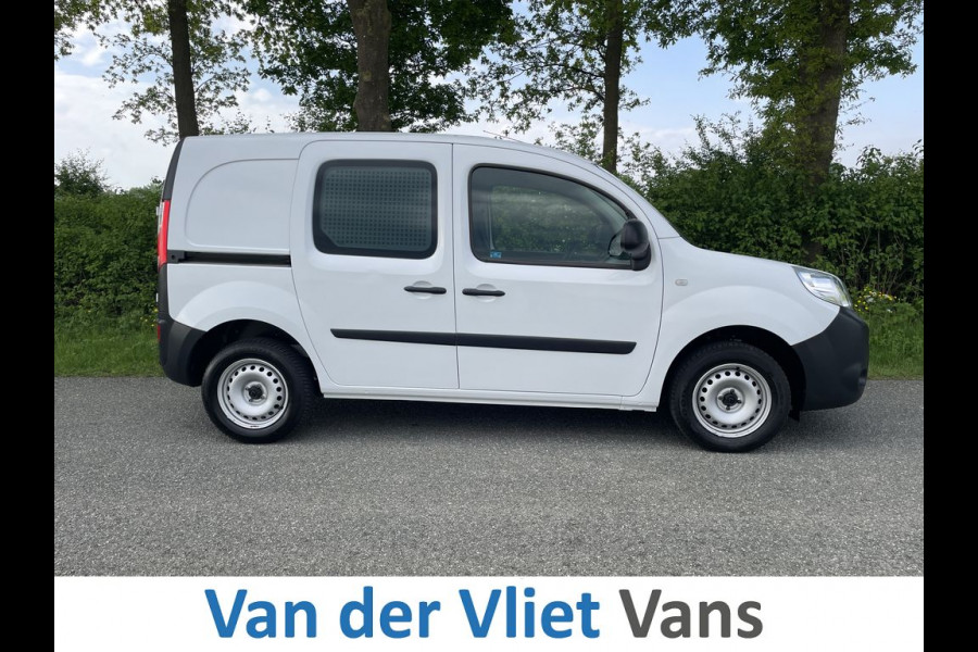 Renault Kangoo 1.5 dCi E6 R-link BPM Vrij! Lease €142 p/m, Airco, Navi, PDC, Trekhaak, Schuifdeur, Volledig onderhoudshistorie aanwezig