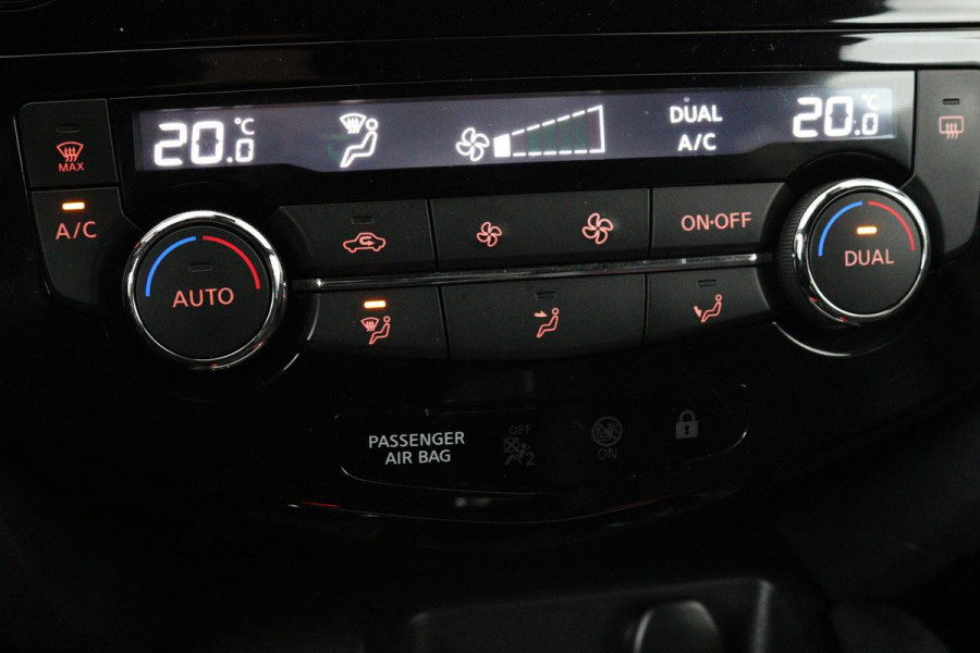 Nissan QASHQAI 1.2 N-Vision | Panoramadak | Stoelverwarming | 360 camera | Trekhaak | Leder/Alcantara | Navigatie | Keyless | Climate control