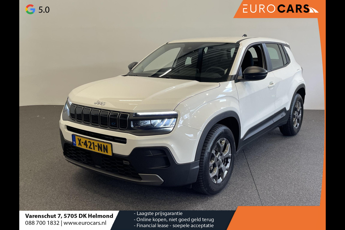 Jeep Avenger Longitude 54 kWh Business Epowertrain Navigatie Apple Carplay/ Android Auto Parkeersensor achter Cruise Control Stoelverwarming Full LED Virtual Cockpit Climate Control Jeep Avenger Longitude 54 kWh Business Epowertrain Navigatie Apple Carplay/ Android Auto Parkeersensor achter Cruise Control Stoelverwarming Full LED Virtual Cockpit Climate Control