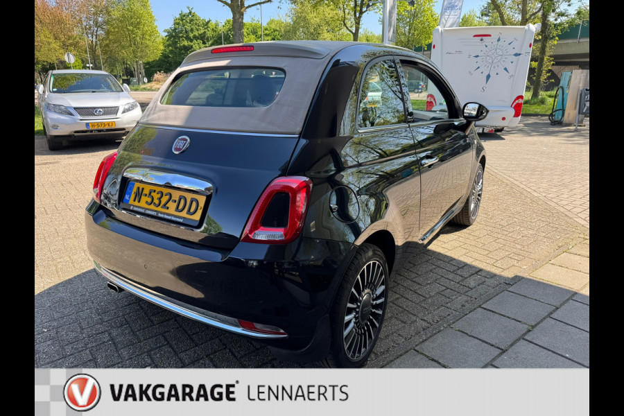 Fiat 500C 1.2 8V Lounge, 16"LM, Airco, ect. Rijklaarprijs / 12 mnd garantie