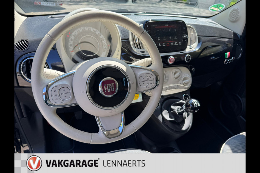 Fiat 500C 1.2 8V Lounge, 16"LM, Airco, ect. Rijklaarprijs / 12 mnd garantie