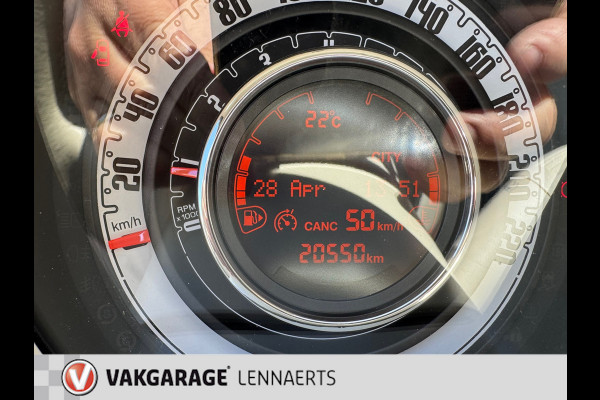 Fiat 500C 1.2 8V Lounge, 16"LM, Airco, ect. Rijklaarprijs / 12 mnd garantie