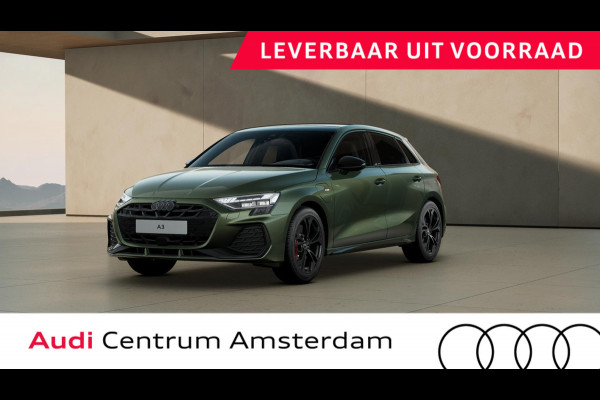 Audi A3 Sportback S edition Competition 45 TFSI e 180 kW / 245 PK Sp panoramadak, SONOS soundsysteem, comfortsleutel, LM 18" %-Y dubbelspaak, assistentiepakket Driving en Parking