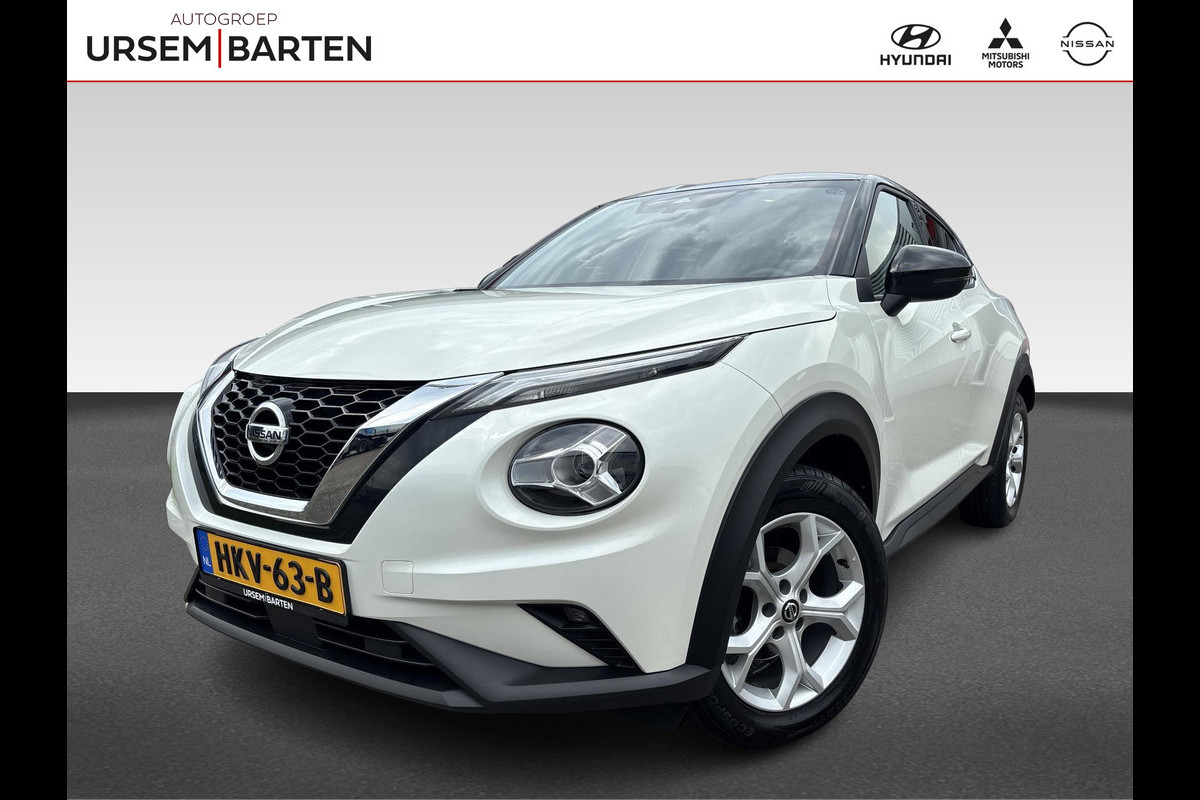 Nissan Juke 1.0 DIG-T N-Connecta | twotone | Apple Carplay/Android Auto | stoelverwarming Nissan Juke 1.0 DIG-T N-Connecta | twotone | Apple Carplay/Android Auto | stoelverwarming