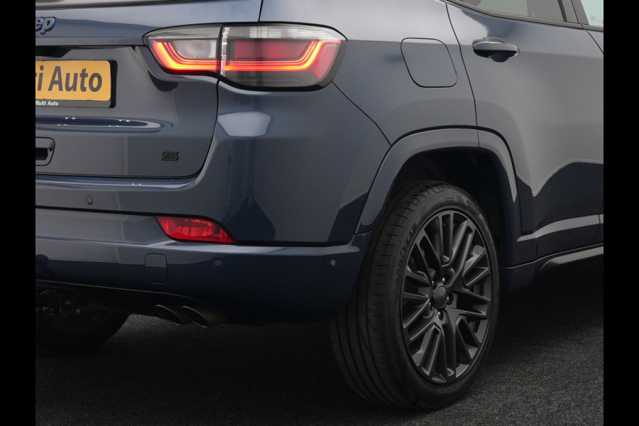 Jeep Compass 4xe 240 Plug-in Hybrid Electric S PHEV | Panodak | Trekhaak Afn | Adaptive Cruise | 360 Camera | Alpine Audio |  Lederen Sportstoelen Memory & Ventilatie | Keyless | 19"L.M |