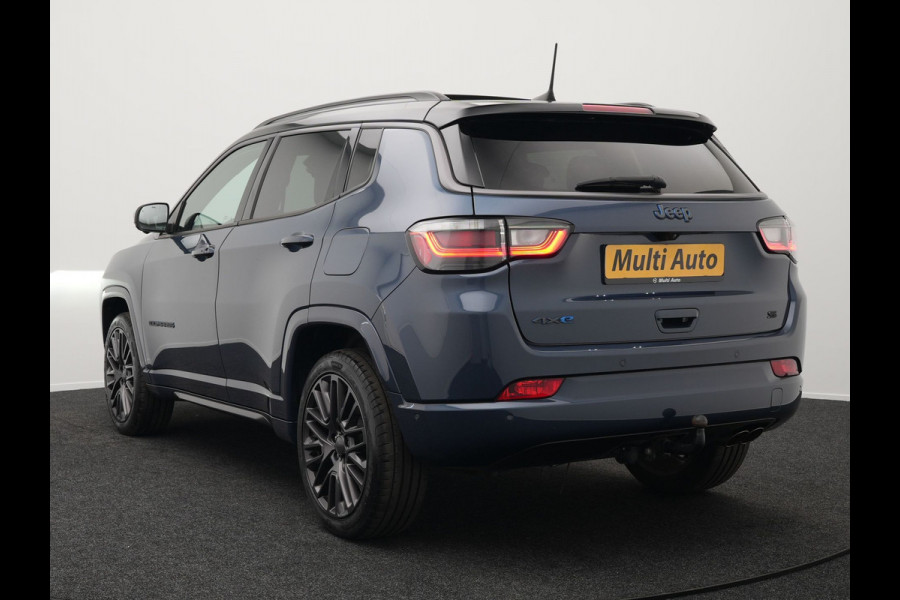 Jeep Compass 4xe 240 Plug-in Hybrid Electric S PHEV | Panodak | Trekhaak Afn | Adaptive Cruise | 360 Camera | Alpine Audio |  Lederen Sportstoelen Memory & Ventilatie | Keyless | 19"L.M |